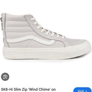 VANS SK8 Hi Slim Zip Sneakers
- Wind Chime women’s 7.5 leather